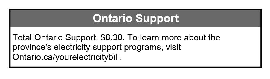 OER box that appear on bill